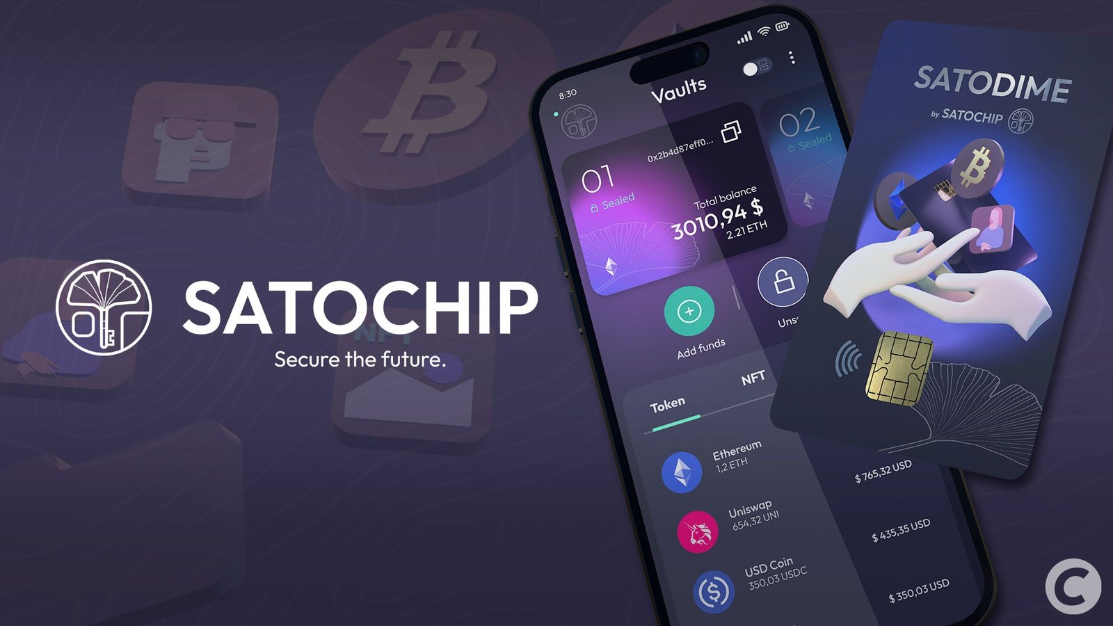 Bitcoin: Mt. Pelerin and Satochip team up to offer physical BTC gift cards